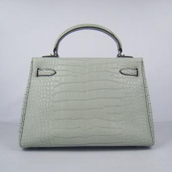 Hermes Kelly 6108 Ladies 2way Grey Bag