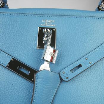 Hermes Kelly 6308 Ladies 2way Blue Bag Replica