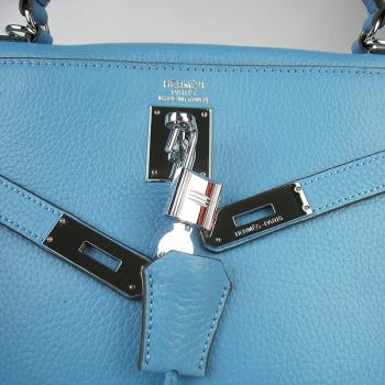 Hermes Kelly 6308 Ladies 2way Blue Bag Replica