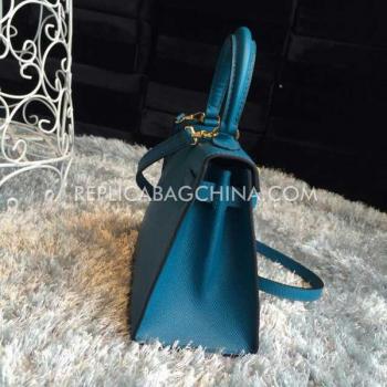 Replica Hermes Kelly Blue