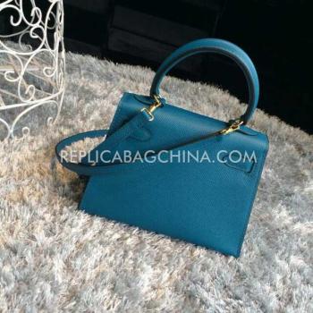 Replica Hermes Kelly Blue