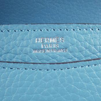 Hermes  bags H021 Ladies Cow Leather Blue