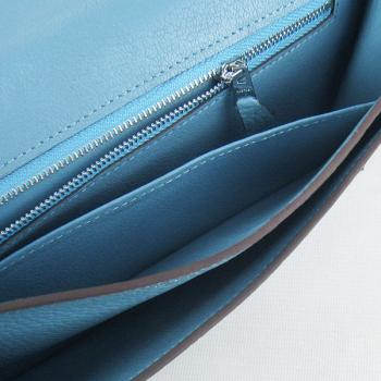 Hermes  bags H021 Ladies Cow Leather Blue