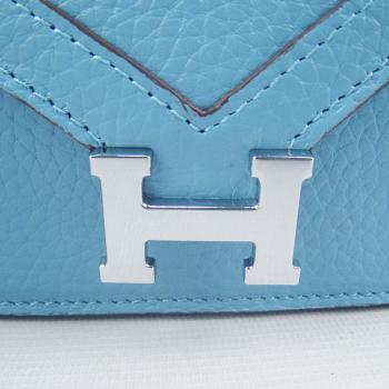 Hermes  bags H021 Ladies Cow Leather Blue