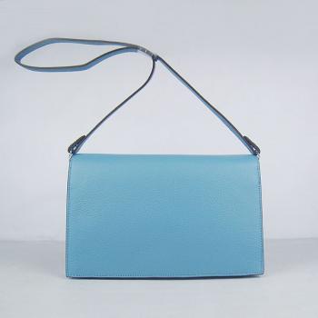 Hermes  bags H021 Ladies Cow Leather Blue