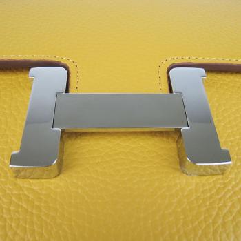 Hermes Constance H107 Ladies Cross Body Bag Yellow Replica