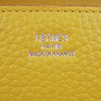 Hermes Constance H107 Ladies Cross Body Bag Yellow Replica