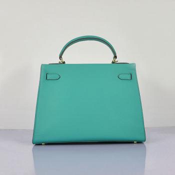 Hermes Original leather 6108 2way Lambskin Green