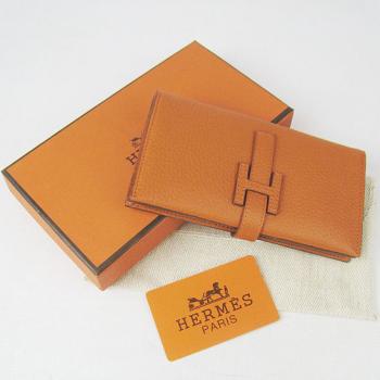 Hermes Wallet H015 Ladies Cow Leather