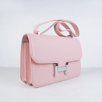 Hermes Constance H020 Ladies Cross Body Bag Pink Replica