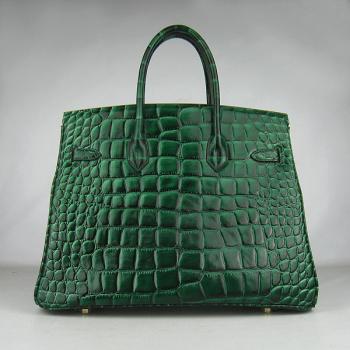 Hermes Birkin 6089 Ladies Green Handbag