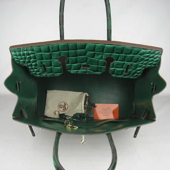 Hermes Birkin 6089 Ladies Green Handbag