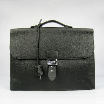 Replica Cheap Hermes Briefcases 2813 Briefcase Black