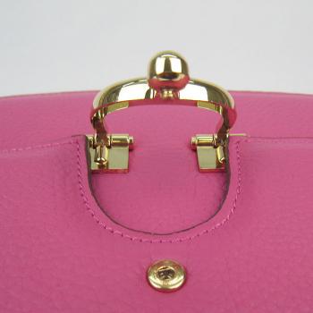 Hermes Stirrup bag 8088 2way Cow Leather Pink Replica