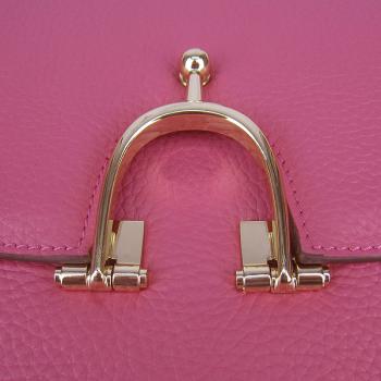 Hermes Stirrup bag 8088 2way Cow Leather Pink Replica