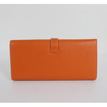 Cheap Hermes Wallet H514 Wallet Lambskin Orange