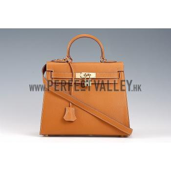 Hermes Kelly 28 Tan 608162 Replica