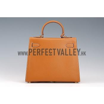 Hermes Kelly 28 Tan 608162 Replica