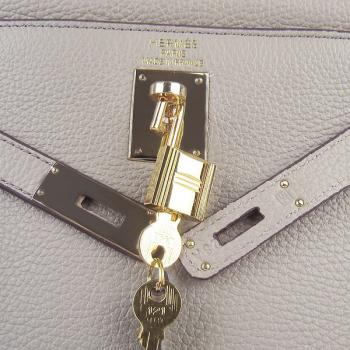 Replica Hermes Kelly 6108 Ladies 2way Grey Bag HM00994