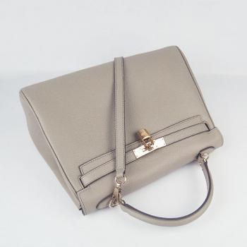 Replica Hermes Kelly 6108 Ladies 2way Grey Bag HM00994