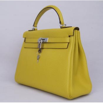 Replica Hermes Kelly H1043 Ladies Yellow Bag