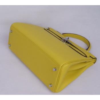 Replica Hermes Kelly H1043 Ladies Yellow Bag