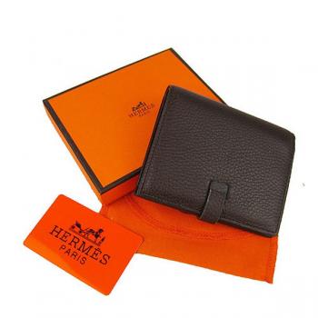 Hermes Wallet H006 Ladies Wallet Coffee Replica