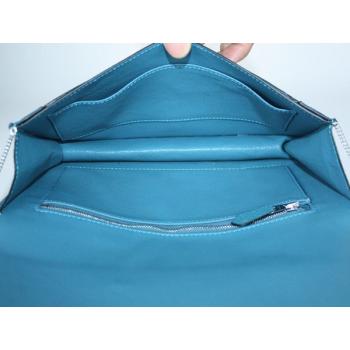 Hermes  bags 18322 Ladies Lambskin Blue