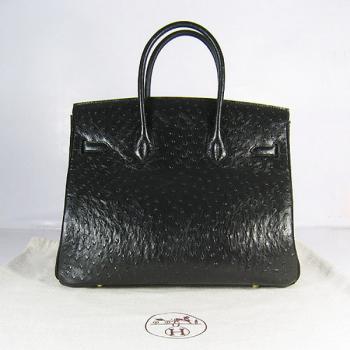 Replica Hermes Birkin 6089 Ladies Handbag Black HM01111