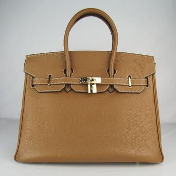 Hermes Birkin 6089 Ladies Cow Leather Coffee