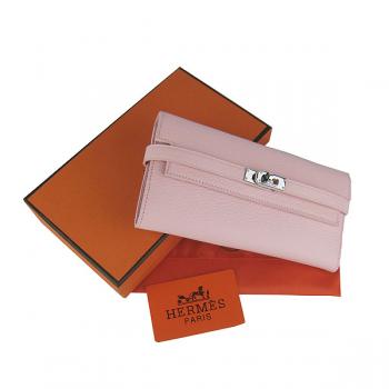 Cheap  Hermes Clutches H009 Cow Leather Pink