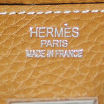 Hermes Birkin 1041 Handbag Cow Leather Apricot