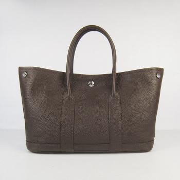 Hermes Garden Party H2805 Ladies Handbag Coffee