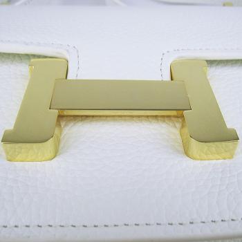 Replica Hermes Constance H020 Cow Leather White