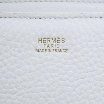 Replica Hermes Constance H020 Cow Leather White