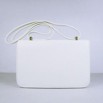 Replica Hermes Constance H020 Cow Leather White