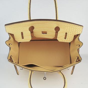 Replica Hermes Birkin 6088 Handbag Yellow