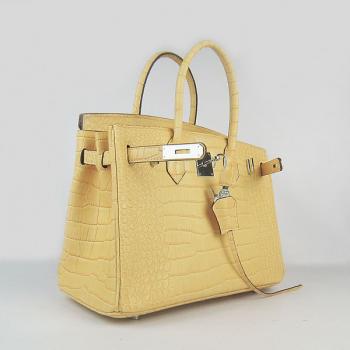 Replica Hermes Birkin 6088 Handbag Yellow