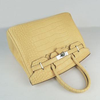 Replica Hermes Birkin 6088 Handbag Yellow