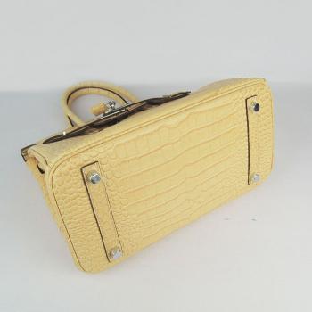 Replica Hermes Birkin 6088 Handbag Yellow