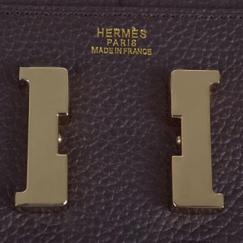 Cheap Hermes Wallet H6023 Ladies Cow Leather Coffee