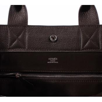 Hermes Briefcases 6008 Unisex Briefcase Cow Leather Bag