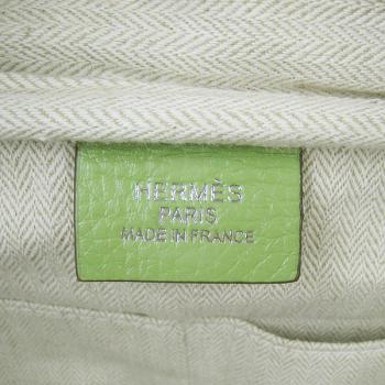 Hermes Bowling H2802 Ladies Lambskin Green Bag Replica