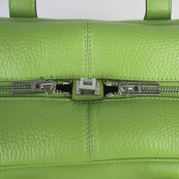 Hermes Bowling H2802 Ladies Lambskin Green Bag Replica