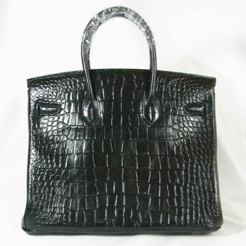 Hermes Birkin Her001 Ladies Handbag Black