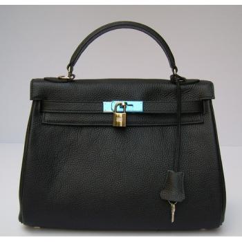 Cheap Cheap Hermes Kelly 62644 2way Black Bag