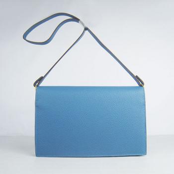 Hermes  bags H021 Ladies Cross Body Bag Blue