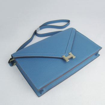 Hermes  bags H021 Ladies Cross Body Bag Blue