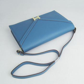 Hermes  bags H021 Ladies Cross Body Bag Blue