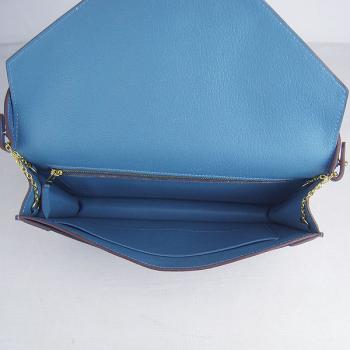 Hermes  bags H021 Ladies Cross Body Bag Blue